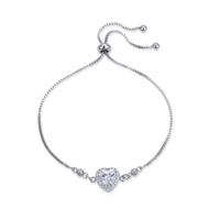 HYL JEWELRY COD Couple Gelang titanium lapis emas bola kristal berlian xuping 27b