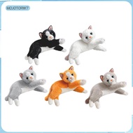 [mojotorw7] Realistic Cat Toy, Cute Plush Kitten, Ideal for Children's Rooms, Living Rooms, As Decor