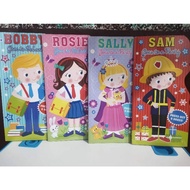 ♞BOOKSALE 4 Dress Up Characters (Bobby, Rosie,Sally,Sam)