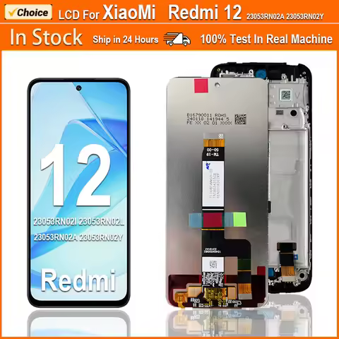 6,79" Display 23053RN02I 23053RN02Y Premium LCD For Xiaomi Redmi 12 LCD Touch Screen Digitizer Assem