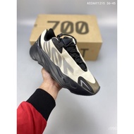 100% Original Adidas Yezy Boost 700 MNVN"Bright Cyan" Kasut Lelaki Perempuan SneakersPremium-36-45 Euro