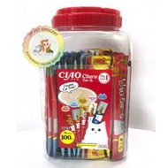 Ciao Chu ru - Ciao Stick 14g x 100 pcs ( Tuna Variety) TSC-100L - Ciao Chu Ru 100