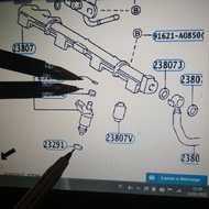 Seal Injector Set Great Corolla AE101,AE111,AE112 WAKASA