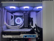 i7-10700K 純白電腦主機一部 全新水冷