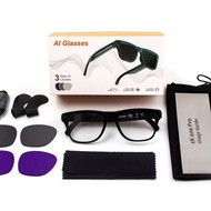 AI Times Trendy Smart Glasses Glasses Voice Call Photo Recording HD E13A Configuration 3 Colors Lens