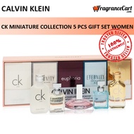 Calvin Klein cK Miniature Collection 5 Pcs Gift Set for Women Mini GiftSet [Brand New 100% Authentic Perfume/Fragrance]