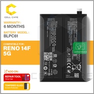 Battery For OPPO RENO 14F 5G CPH2743 ,BLPC61 | 6000mAh (Bateri)