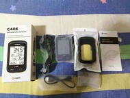 Magene C406 GPS smart bike computer (English version) , FREE Magene Out-Front Bike Mount 、 black sil
