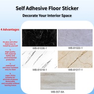 Vinyl tiles Floor Stickers 60x30cm Vinyl Marble PVC Self-adhesive Waterproof Wallpaper for Home Office Floor Decoration