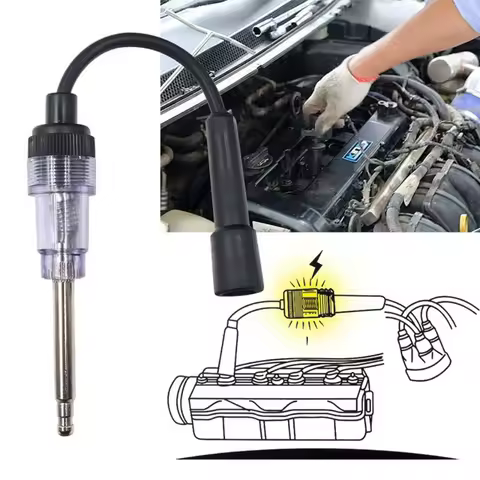 Car Spark Plug Tester Pen Auto Checker Detector Diagnostic Tool Ignition System Coil Tester Spark Pl
