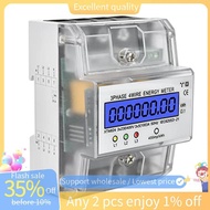 In stock-1 PCS 3 Phase 4P KWh Meter Energy Meter Digital Electric Power Meter Electricity Usage Moni