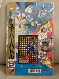 1992年 龍珠 激鬥 2 機頭紙 台紙 閃卡 閃咭