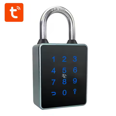 TUYA/TTLOCK APP Anti Theft Padlock Keyless Smart Padlock Aluminum Alloy IP65 Waterproof for Cabinet 