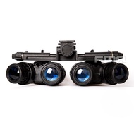 FMA PVS18 PVS31 วิทยุการมองเห็นในเวลากลางคืนแบบมีเลนส์ 4 ช่อง วัสดุพลาสติก น้ำหนัก 285 กรัม ไม่มีฟัง