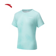 ANTA Women Short Sleeves Tee Racing 1625B5108-1 -Star Ring Blue/Full-over print (Baju Sukan Perempua