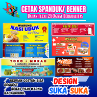 Cetak Spanduk / Benner Pecel Lele Bahan Flexi 280grm FREE DESIGN