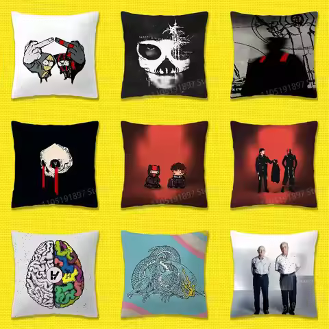 T-Twenty One P-Pilots Clancy Blurryface Throw Pillow Case For 30x30cm 40x40cm 45x45cm 50x50cm 55x55c