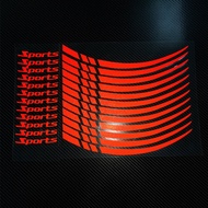 18Inch-21Reflective decorative stickers for car wheel rims and motorcycle wheel hubs sport Letter st