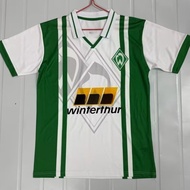 1996-97 Werder Bremen Home White Retro Football Jersey S-XXL Short Sleeve High-Quality Sports Jersey