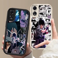 Shockproof Casing for OPPO A17 A17K A38 A58 F23 A60 A18 A78 A98 FF-25 Naruto Uchiha Sasuke