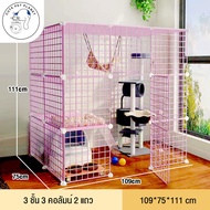 🎨Cute Pet Planet🎨กรงเเมว กรงdiy กรงแมวแบบคอนโด กรงน้องแมว คอกกั้นสัตว์ กรงกระต่าย คอกกั้นสุนัข กรงแ