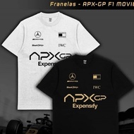 F1 Movie Short Sleeve, APXGP Fleet Custom Top, Hayes, Racing Style Pure Cotton T-Shirt