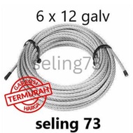 3mm galvanized steel wire rope 3mm/ wire rope 3mm galvanized wire sling