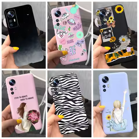For Xiaomi 12 Lite 5G Case Pretty Girls Cover Soft Silicone Phone Cases For Xiaomi Mi 12 Lite Bumper