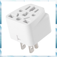 [G V W E] US Travel Plug Adapter EU/UK/AU/In/CN/JP/Asia/Italy/Brazil to USA (Type B), 3 Prong USA Pl