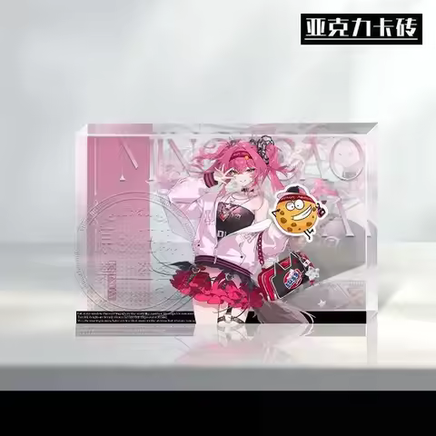 Anime Game Wuthering Waves Character Qiuyuan Lupa Galbrena Acrylic Card Brick Fan Gift Desktop Ornam