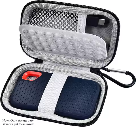 （CASE ONLY)Case Compatible with Sandisk Extreme Portable SSD External Hard Drive 500GB/ 1TB/ 2TB/ 4T