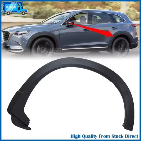 Wheel Arch Opening Molding Rear Right Fender Trim Replace Parts Black ABS for Mazda CX-9 2016-2023 C