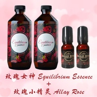 BELLE &amp; ROSE 100%正品 2x 玫瑰女神 精油 Equilibrium Essence + 2x 玫瑰小精灵 Allay Rose Floral Oils ♥️ EXP 2025🧡现货秒发 玫瑰女神 子宫护理