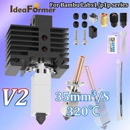 Naik taraf V2.0 Voor Bambu Lab Hotend Bi-Metal Heatbreak Cetakan Berkelajuan Tinggi 3d Extruder Hot 