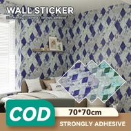 Big Size 70x77cm Retro Style 3D Wallpaper self Adhesive  Wall Bricks Foam Stickers wall Decor for be