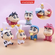 SMARTSIMPLE Cute Cartoon Hat Crayon Shin-chan Figure Decoration Car Decoration Small Cute Personalit