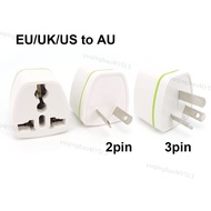Universal EU US UK to 2pin 3Pin AU Power Plug Adapter New Zealand Australia wall charger Travel Plug