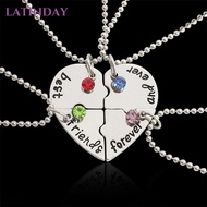 LATINDAY 4 Bff Fashion Love Necklace Creative Necklace