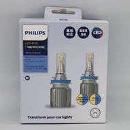 Philips Hengrui Light LED 11366UEDX2 H8 H11 H16 Golden Eye White Light Two-Color Fog Bulb