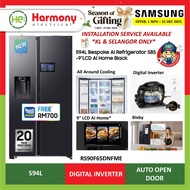 *𝐅𝐑𝐄𝐄 𝐃𝐄𝐋𝐈𝐕𝐄𝐑𝐘 𝐊𝐋 𝐒𝐄𝐋𝐀𝐍𝐆𝐎𝐑* SAMSUNG 594L Side By Side Inverter Fridge RS90F65DNFME Bespoke 9" LCD Wa