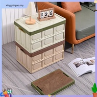 BEST4U 30/56L Foldable Stackable Collapsible Storage Box with Lid | Car Trunk Bin | Outdoor Containe