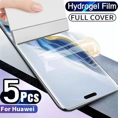 5PCS Hydrogel Film For Honor Magic 6 7 5 4 Pro lite Screen Protector For Honor 200 100 Pro 90 lite X