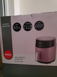 WOLL 3.5L 數碼氣炸鍋 玫瑰金