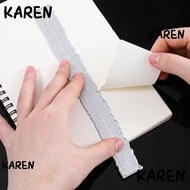 KARENGOODS 3pcs Irregular Edge Ruler, Metal Craft Deckle Edge Ruler,  Cutting Paper Measuring Emboss