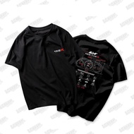 ATTITUDE EK9 Instrument T-Shirt CIVIE Civic Short-Sleeved TYPE-R Theme Car Culture Shirt Men Women R