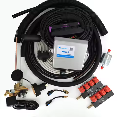 HNZC Automotive Petrol Convert to CNG LPG Conversion Kits for Petrol Engine Car Sequential 6 8 Cylin