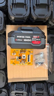 Vỏ Mạch makita 90A 18650 5s2p 10 cell Chống Sốc - Đế cao su - Chân thông dụng - Xám