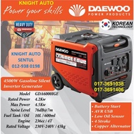 DAEWOO GDA6000IGE Gasoline Silent Inverter Generator 4500W 4.5kW 236cc 4T Battery Start J003 ID38427