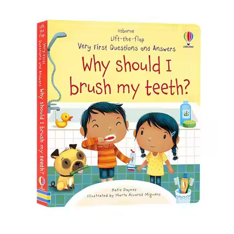 Question and Answer Series - Why Do I Brush My Teeth?English Picture Book for Toddlers, Early Educat