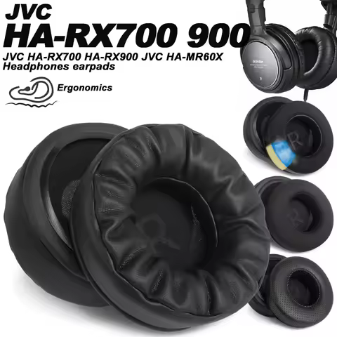 Earphone pads For JVC HA-RX700 HA-RX900 JVC HA-MR60X replacement Earpads headphones Meshcloth Memory